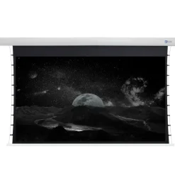 Écran de projection motorisé tensionné à haut contraste DELUXX Cinema 354 x 199cm, 160
