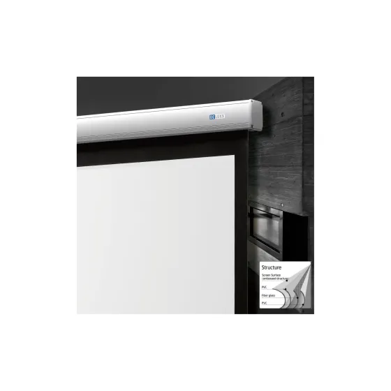 Écran de projection motorisé DELUXX Advanced Elegance 16:9 Blanc Mat Polaro 203 x 114, 92"