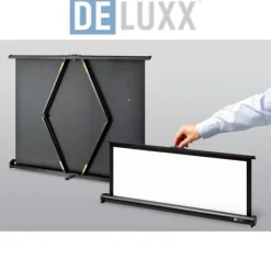 Écran de projection pour table DELUXX Expert Portable Blanc Mat Polaro 81 x 61