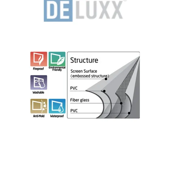 Écran de projection pour table DELUXX Expert Portable Blanc Mat Polaro 81 x 61
