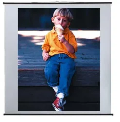Écran de projection Roll-up Reflecta au format paysage 260 x 195 cm