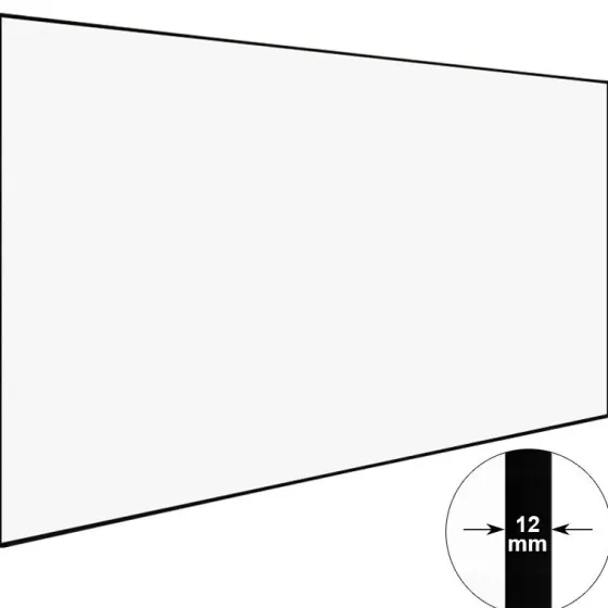 Écran de projection sur cadre DELUXX Cinéma SlimFrame à toile Haut Contraste 221 x 124 cm, 100” - DARKVISION