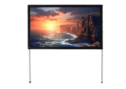 Écran de projection sur cadre celexon Mobil Expert 406 x 228 cm, projection par l'arrière