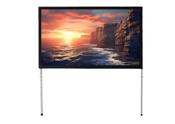 Écran de projection sur cadre celexon Mobil Expert 305 x 172 cm, projection de face
