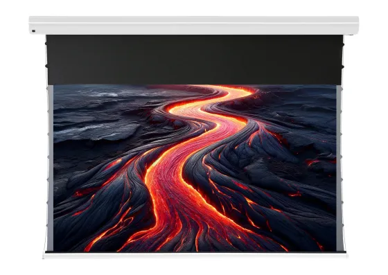 Écran de projection tensionné motorisé celexon HomeCinema Plus 204 x 114 cm, 92" - CLR UST, blanc