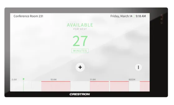 Crestron TSW-570-B-S Panneau mural à écran tactile 5" en noir