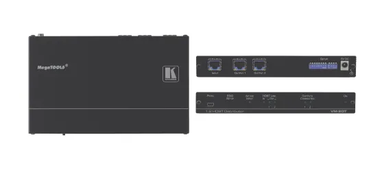 Distributeur amplificateur HDBaseT Kramer VM-2DT 4K60 4:2:0 1:2
