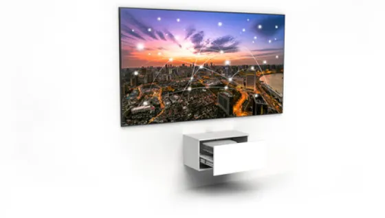 dnp LaserPanel Business Basic 100 pouces (Projecteur LaserPanel et rangement inclus)
