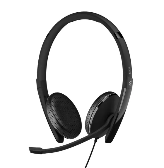 EPOS ADAPT 165 USB II - Casque filaire double avec port USB-A et prise jack 3,5 mm