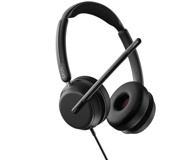 EPOS IMPACT 860T ANC - Micro-casque filaire stéréo avec USB-A/USB-C et ANC | Certifié pour Microsoft Teams
