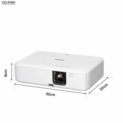 Epson CO-FH01 Vidéoprojecteur, 1920 x 1080 Full HD, 3000 Lumen