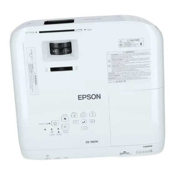 Epson EB-982W Vidéoprojecteur, 1280 x 800 WXGA, 4200 Lumen