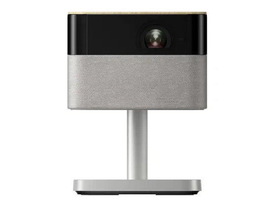 Epson Lifestudio Flex EF-72 vidéoprojecteur intelligent 4K portable avec son Bose, Google TV et support réglable, chêne
