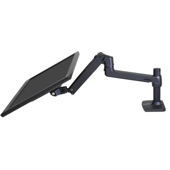 Ergotron ErgoXS LX Monitor Arm, Support de bureau, aluminium