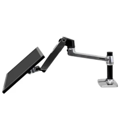 Ergotron ErgoXS LX Monitor Arm, Support de bureau, aluminium
