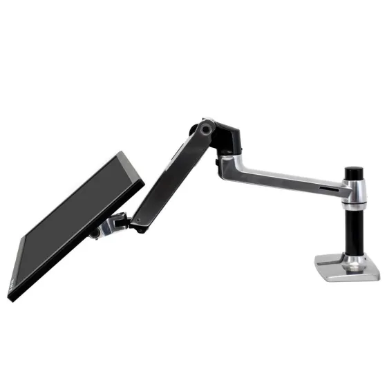 Ergotron ErgoXS LX Monitor Arm, Support de bureau, aluminium