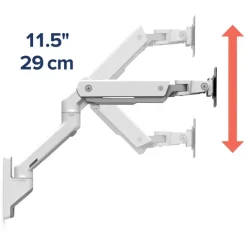 Ergotron HX Monitor Arm, Support mural (blanc)