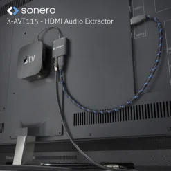 Extracteur Audio OneAV HDMI 4K Noir