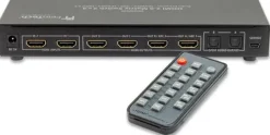 FeinTech VMS02400 Commutateur matriciel HDMI 2.0 2x4 avec extracteur audio