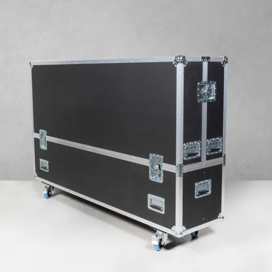 Flightcase Casetec pour écran Display de 75"