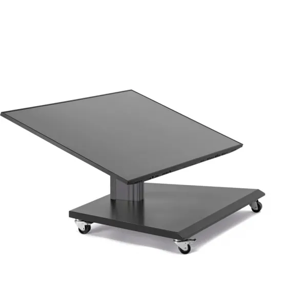 Hagor BrackIT Stand Low Tilt système de support mobile pour moniteur de prévisualisation - 32" - 55" | max. VESA 400x400 | charge admissible 30kg