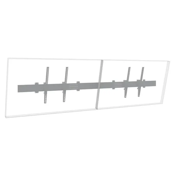 Hagor comPROnents® Menuboard Support mural pour 2 écrans 75-86" Landscape| max. VESA 800x600