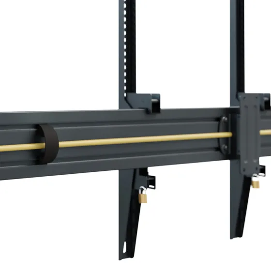Hagor comPROnents® Menuboard Support mural pour 2 écrans 75-86" Landscape| max. VESA 800x600