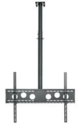 Hagor HA DH 400 - 700 L - Support plafond pour écran simple - 55-75" | max. VESA 800x600 | longueur 400 - 700mm
