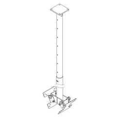 Hagor HA DH Duo L - Support plafond dos-à-dos pour écran - 55-75