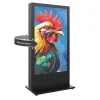 Hagor HP Kiosk 75" FS - Borne B2B d'intérieur pour deux écrans, dos à dos | format portrait | taille de l'écran : 2 × 75″