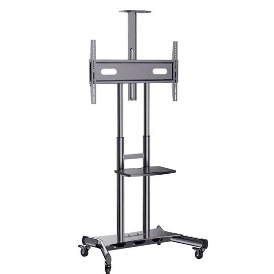 Hagor HP Twin Stand HD - Système de support, au choix mobile ou stationnaire pour écrans 55 - 84" - max. VESA 800 x 500 mm