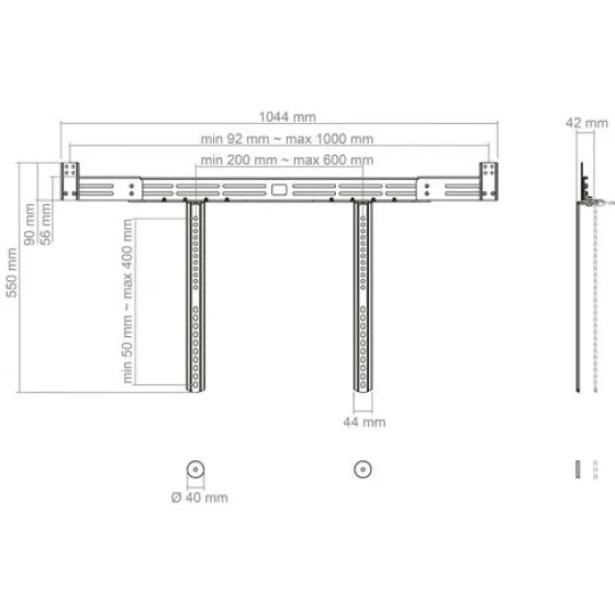 Hagor LS-1 Soundbar - Soundbar Adaptation pour écrans