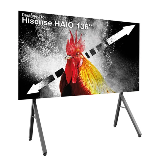 Hagor système de support LED mobile adapté au Hisense HAIO 136"