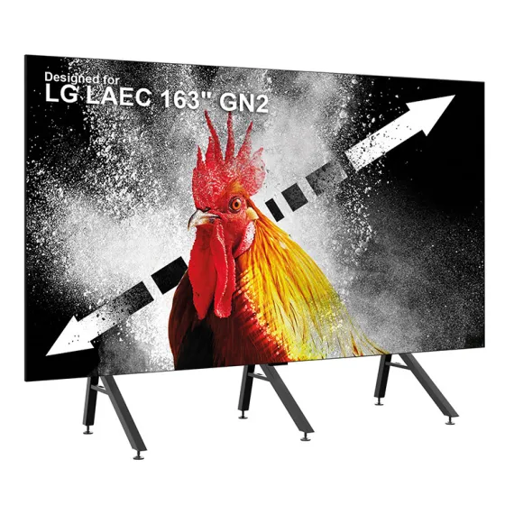 Hagor système sur pied LED indépendant adapté au LG LAEC 163" GN2