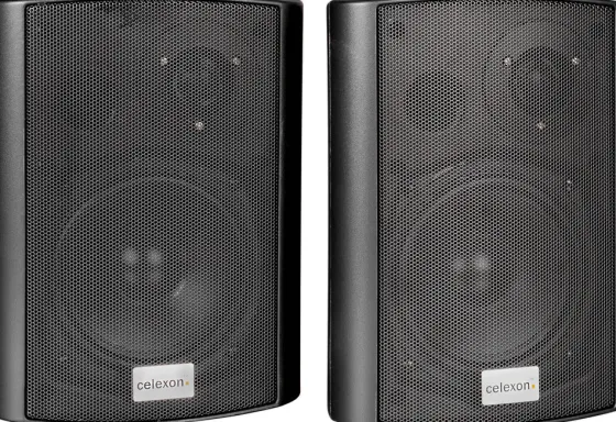 Haut-parleurs actifs 2 voies 525-B celexon, noir