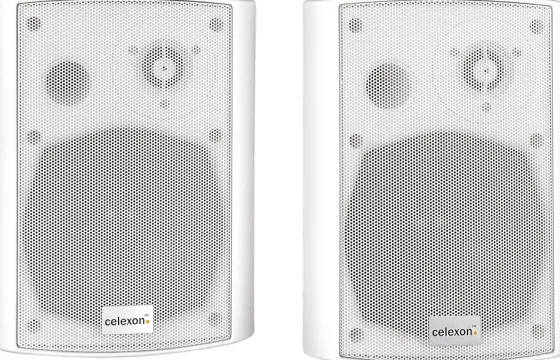 Haut-parleurs actifs celexon 525 2 voies, blanc