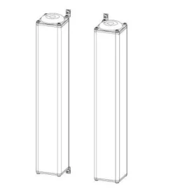 Haut-parleurs Nec SP-RM3a pour écrans grand format Sharp/NEC