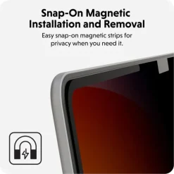 Hyper HyperShield Protecteur d'écran magnétique préservant la confidentialité pour MacBook Air 13,6 pouces