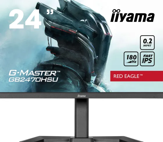 iiyama GB2470HSU-B6 - Moniteur IPS 24", 1920 x 1080 Full HD, 180Hz, 0,2ms