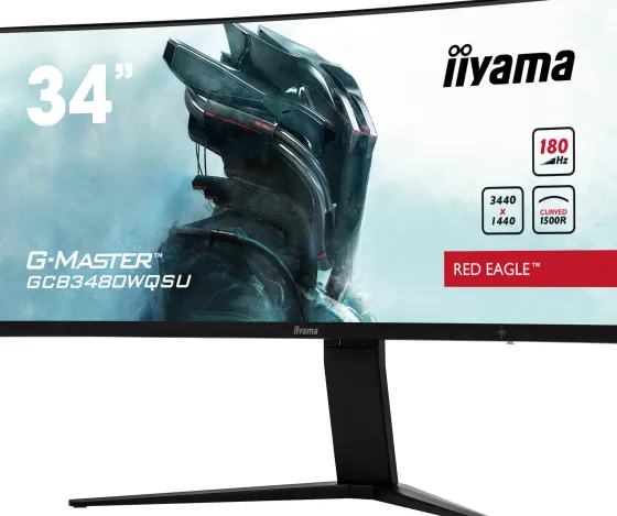 iiyama GCB3480WQSU-B1 - Moniteur VA 34", 3840 x 2160 4K UHD, 180Hz, 0,4ms