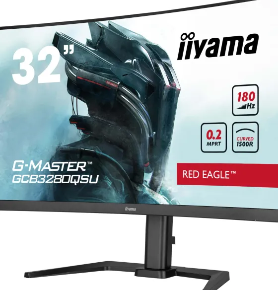 iiyama G-MASTER GCB3280QSU-B2 32" VA Moniteur, 2560 x 1440 QHD / WQHD, 100Hz, 0,2ms