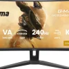 iiyama G-MASTER GCB3486WQSCP-B1 Écran incurvé Gold Phoenix 34" avec taux de rafraîchissement de 240 Hz et temps de réponse de 0,4 ms