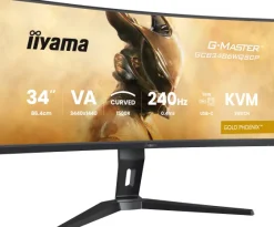 iiyama G-MASTER GCB3486WQSCP-B1 Écran incurvé Gold Phoenix 34" avec taux de rafraîchissement de 240 Hz et temps de réponse de 0,4 ms