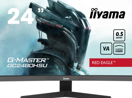 iiyama G-MASTER GC2480HSU-B1 24" VA Moniteur, 1920 x 1080 Full HD, 100Hz, 0,5ms