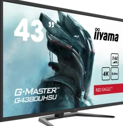 iiyama G-MASTER G4380UHSU-B1 43" VA Moniteur, 3840 x 2160 4K UHD, 144Hz, 0,4ms