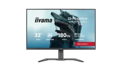 iiyama G-MASTER Red Eagle GB3272QSU-B1 Moniteur de jeu WQHD avec dalle IPS rapide 180 Hz