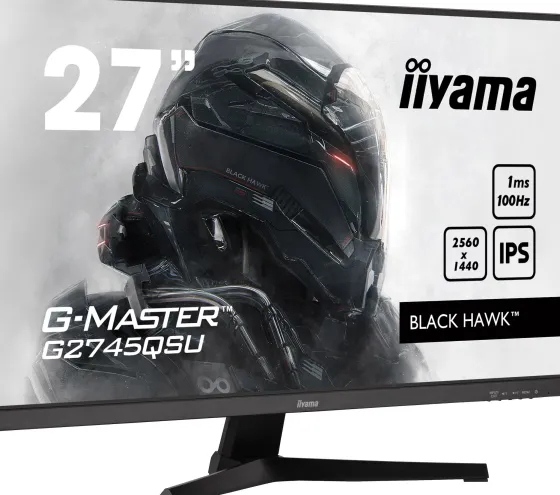 iiyama G2745QSU-B1 - Moniteur IPS 27", 2560 x 1440 QHD / WQHD, 100Hz, 1ms