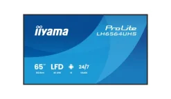 iiyama ProLite LH6564UHS-B1AG Écran d'affichage numérique 4K UHD 65 pouces avec options avancées de contrôle et de connectivité