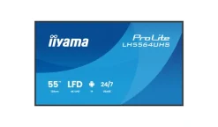 iiyama ProLite LH5564UHS-B1AG Écran d'affichage numérique 4K UHD de 55 pouces avec options avancées de contrôle et de connectivité