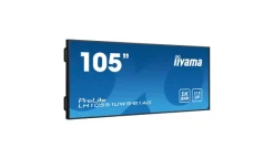 iiyama ProLite LH10551UWS-B1AG Écran professionnel 5K UW de 105 pouces pour affichage panoramique 21:9 spécialisé dans les environnements commerciaux.